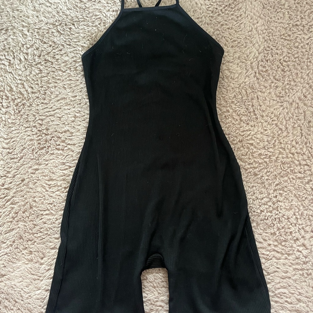 Wild Fable Black Bodysuit One Piece Halter Neck